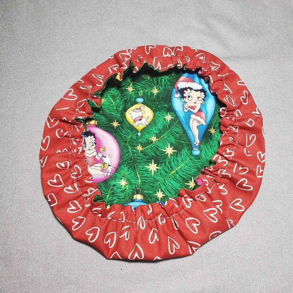 Christmas Betty Boop Reversible KitchenAid Mixer Mixing Bowl Cover Bread Baking